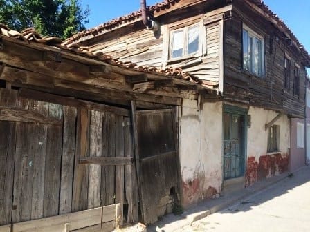 An old brick and timber house in Gallipoli