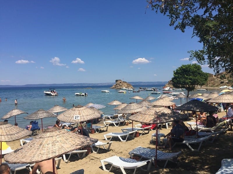 The beach at Güneyli village, Gallipoli